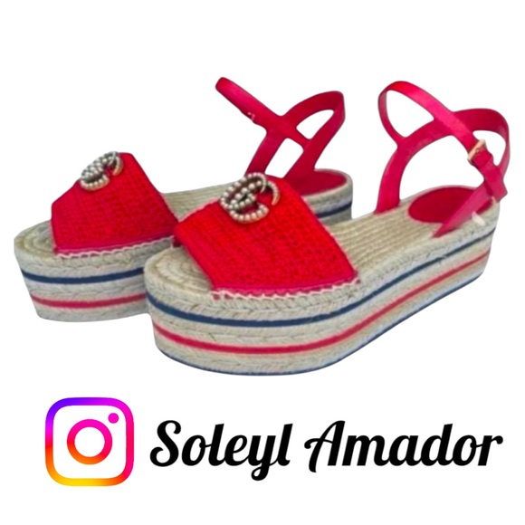 New Gucci Espadrilles 38 - Picture 1 of 12